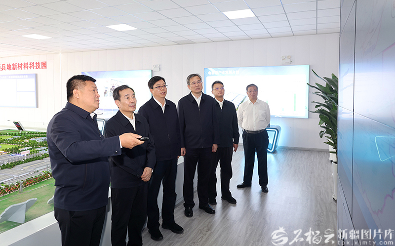 陳小江在塔城地區和兵團白楊市調研